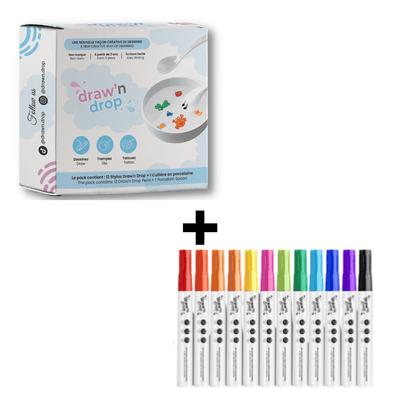 1 Draw'n Drop + 12 stylos supplémentaires - Drawndrop
