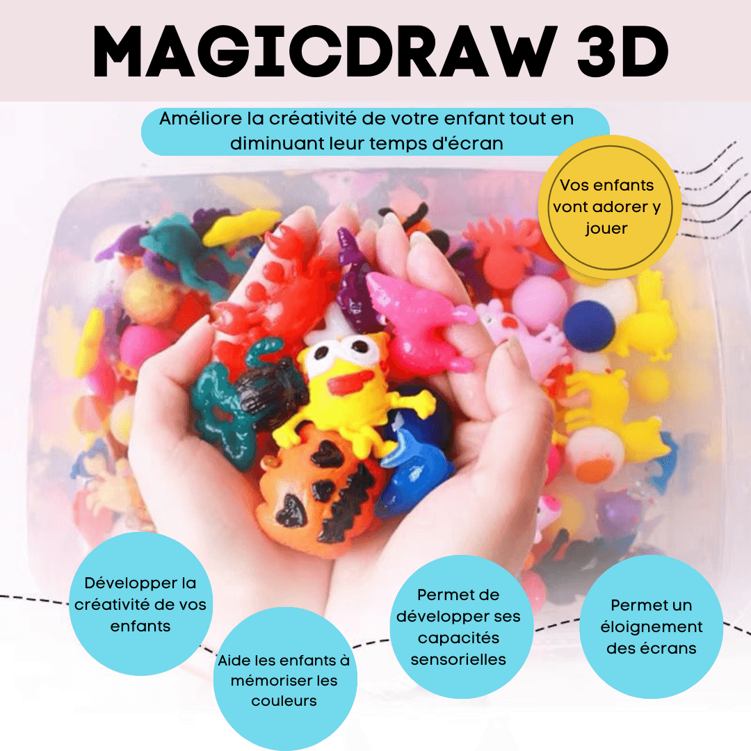 Draw'n Drop - MagicDraw 3D |水の中の魔法の置物