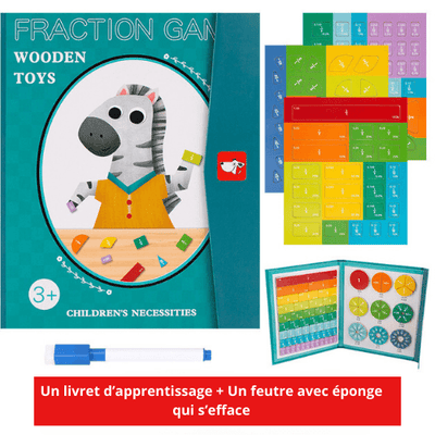 Livret d’apprentissage de fractions avec un feutre | Draw’n Drop - Drawndrop