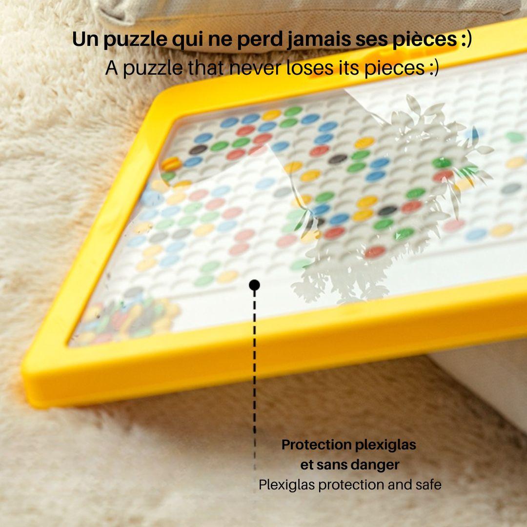 Coogam Tableau Magnétique De Peinture Avec Stylo Et Perles - Jouet Montessori Créatif Pour Enfants